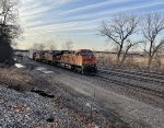 BNSF 6182, BNSF 718 & GECX 4528